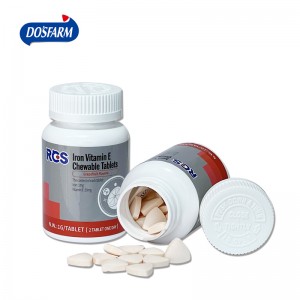 High Quality Food Supplement Meaning -
 Iron Vitamin E Chewable Tablets Medical Supplements Customized OEM&ODM Service For Wholesalers – DOSFARM